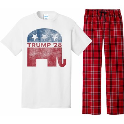 Donald Trump 2028 President Pro Trump Vintage Republican Pajama Set