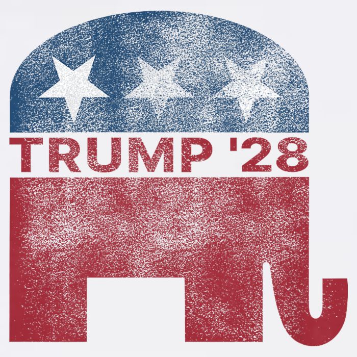 Donald Trump 2028 President Pro Trump Vintage Republican Baby Bodysuit