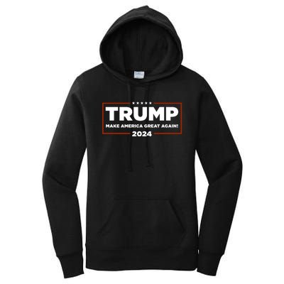 Donald Trump 2024 Make America Great Again MAGA Women's Pullover Hoodie