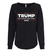 Donald Trump 2024 Make America Great Again MAGA Womens California Wash Sweatshirt