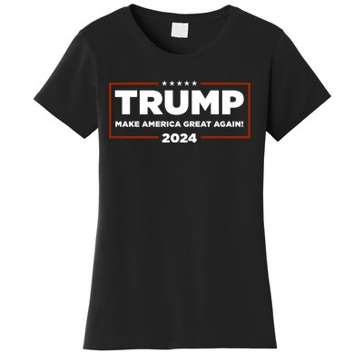 Donald Trump 2024 Make America Great Again MAGA Women's T-Shirt