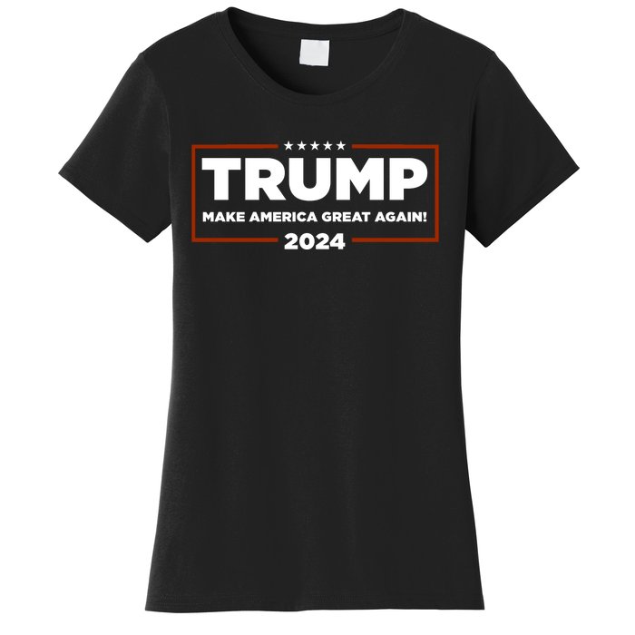 Donald Trump 2024 Make America Great Again MAGA Women's T-Shirt