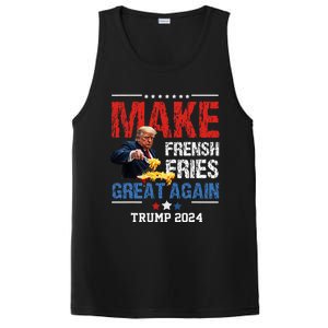 Donald Trump 2024 French Fry Make French Fries Great Again PosiCharge Competitor Tank