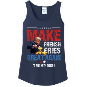 Donald Trump 2024 French Fry Make French Fries Great Again Ladies Essential Tank