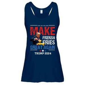 Donald Trump 2024 French Fry Make French Fries Great Again Ladies Essential Flowy Tank