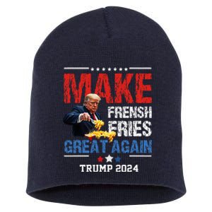 Donald Trump 2024 French Fry Make French Fries Great Again Short Acrylic Beanie