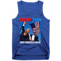 Donald Trump 2024 Take America Back American Flag Patriotic Tank Top