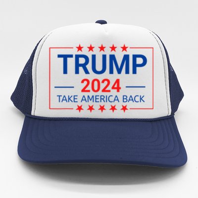 Donald Trump 2024 Take America Back Election The Return Gift Trucker Hat