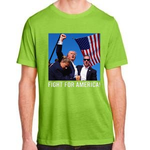 Donald Trump 2024 Survived Shot Rally Fight For America Adult ChromaSoft Performance T-Shirt