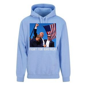 Donald Trump 2024 Survived Shot Rally Fight For America Unisex Surf Hoodie