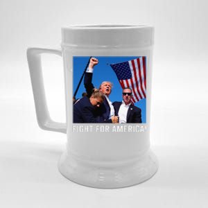 Donald Trump 2024 Survived Shot Rally Fight For America Beer Stein