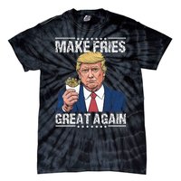 Donald Trump 2024 French Fry Make French Fries Great Again Tie-Dye T-Shirt