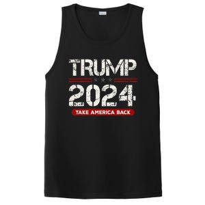 Donald Trump 2024 Take America Back Election PosiCharge Competitor Tank