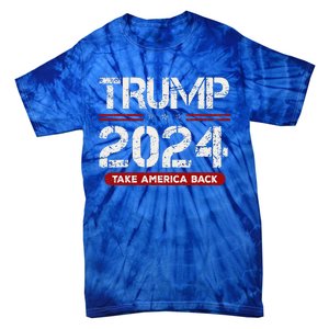 Donald Trump 2024 Take America Back Election Tie-Dye T-Shirt