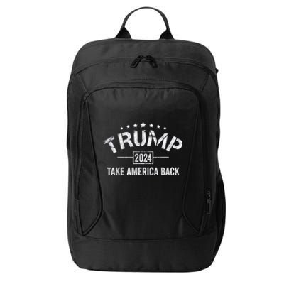 Donald Trump 2024 Take America Back 4th Of July Election City Backpack