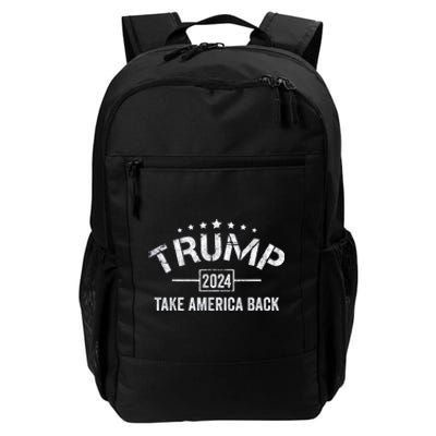 Donald Trump 2024 Take America Back 4th Of July Election Daily Commute Backpack