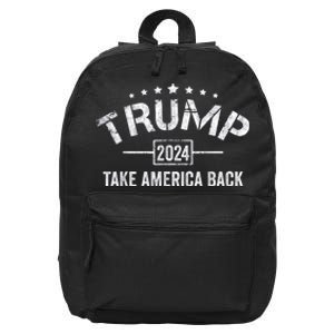 Donald Trump 2024 Take America Back 4th Of July Election 16 in Basic Backpack