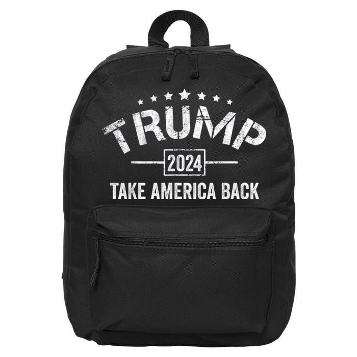 Donald Trump 2024 Take America Back 4th Of July Election 16 in Basic Backpack