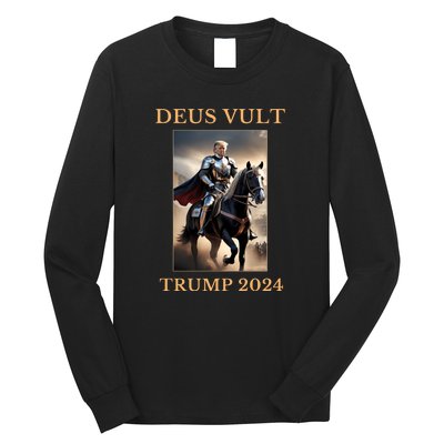 Donald Trump 2024 Deus Vult Long Sleeve Shirt