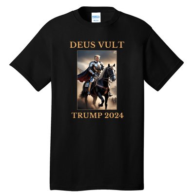 Donald Trump 2024 Deus Vult Tall T-Shirt