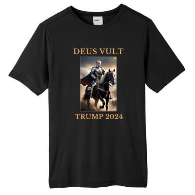 Donald Trump 2024 Deus Vult Tall Fusion ChromaSoft Performance T-Shirt