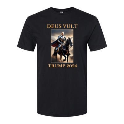 Donald Trump 2024 Deus Vult Softstyle CVC T-Shirt