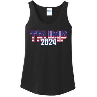 Donald Trump 2024 For President Conservative Republican Ladies Essential Tank