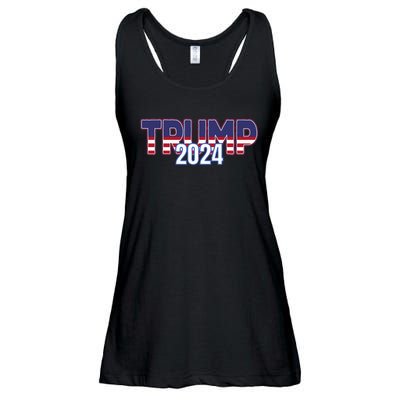 Donald Trump 2024 For President Conservative Republican Ladies Essential Flowy Tank