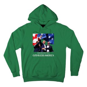 Donald Trump 2024 God Bless You God Bless America Hoodie