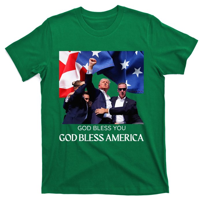 Donald Trump 2024 God Bless You God Bless America T-Shirt