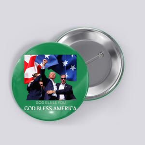 Donald Trump 2024 God Bless You God Bless America Button