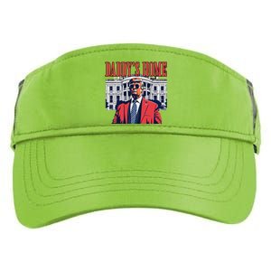 Donald Trump 2024 Take America Back Daddys Home Adult Drive Performance Visor