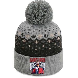 Donald Trump 2024 Take America Back Daddys Home The Baniff Cuffed Pom Beanie