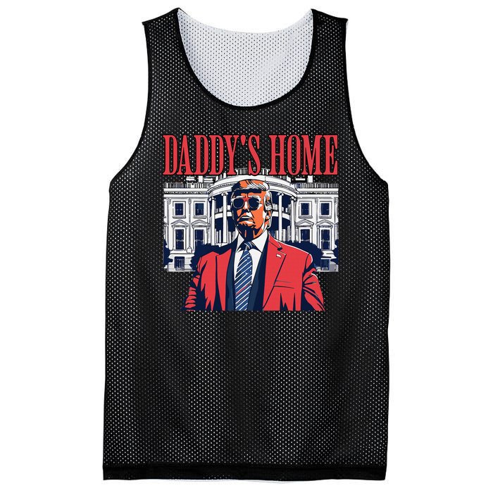 Donald Trump 2024 Take America Back Daddys Home Mesh Reversible Basketball Jersey Tank