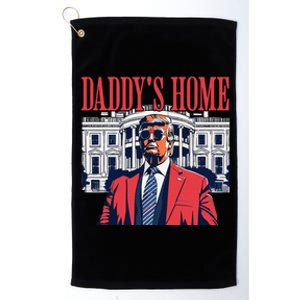 Donald Trump 2024 Take America Back Daddys Home Platinum Collection Golf Towel