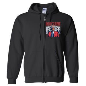 Donald Trump 2024 Take America Back Daddys Home Full Zip Hoodie