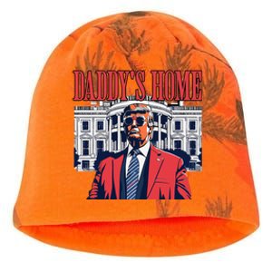 Donald Trump 2024 Take America Back Daddys Home Kati - Camo Knit Beanie