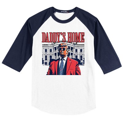 Donald Trump 2024 Take America Back Daddys Home Baseball Sleeve Shirt