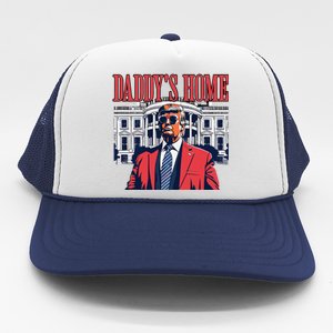 Donald Trump 2024 Take America Back Daddys Home Trucker Hat