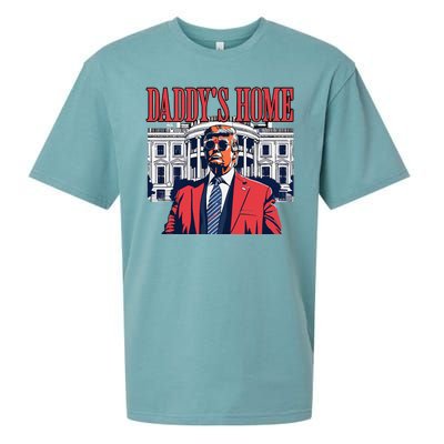 Donald Trump 2024 Take America Back Daddys Home Sueded Cloud Jersey T-Shirt