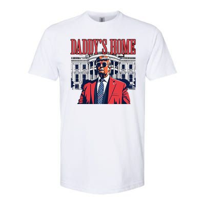 Donald Trump 2024 Take America Back Daddys Home Softstyle® CVC T-Shirt