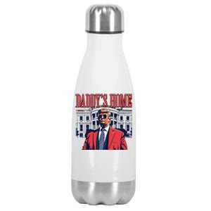 Donald Trump 2024 Take America Back Daddys Home Stainless Steel Insulated Water Bottle