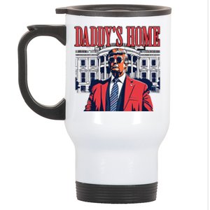 Donald Trump 2024 Take America Back Daddys Home Stainless Steel Travel Mug