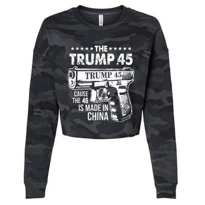 Donald Trump 2024 Cropped Pullover Crew