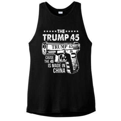 Donald Trump 2024 Ladies PosiCharge Tri-Blend Wicking Tank