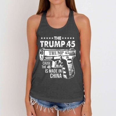 Donald Trump 2024 Women's Knotted Racerback Tank