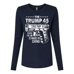 Donald Trump 2024 Womens Cotton Relaxed Long Sleeve T-Shirt