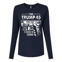 Donald Trump 2024 Womens Cotton Relaxed Long Sleeve T-Shirt