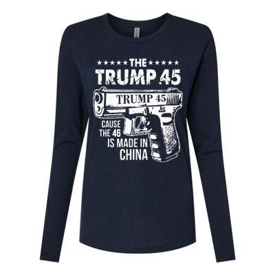 Donald Trump 2024 Womens Cotton Relaxed Long Sleeve T-Shirt