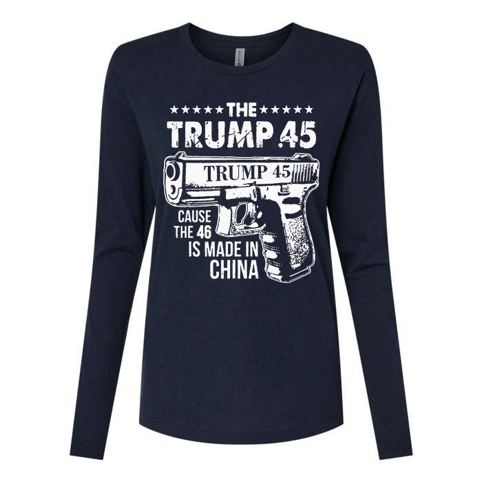 Donald Trump 2024 Womens Cotton Relaxed Long Sleeve T-Shirt